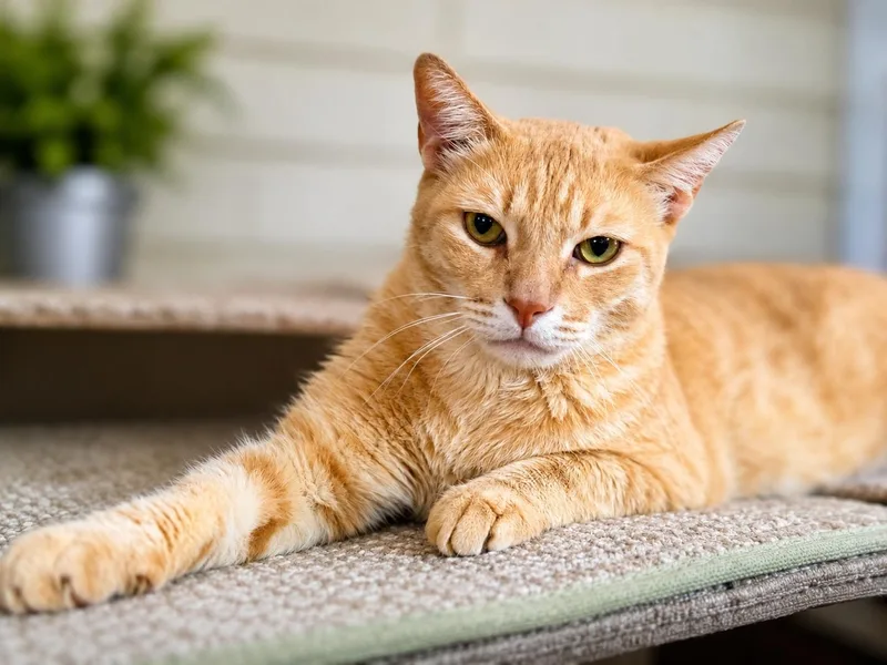 An adult medium-sized male Tabby (Orange / Red) Domestic Short Hair cat named Simba for adoption in Scottsdale, AZ