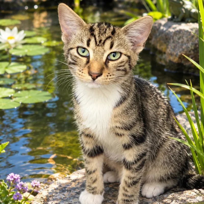 A baby small-sized male Domestic Short Hair cat named Sinker for adoption in Bastrop, TX