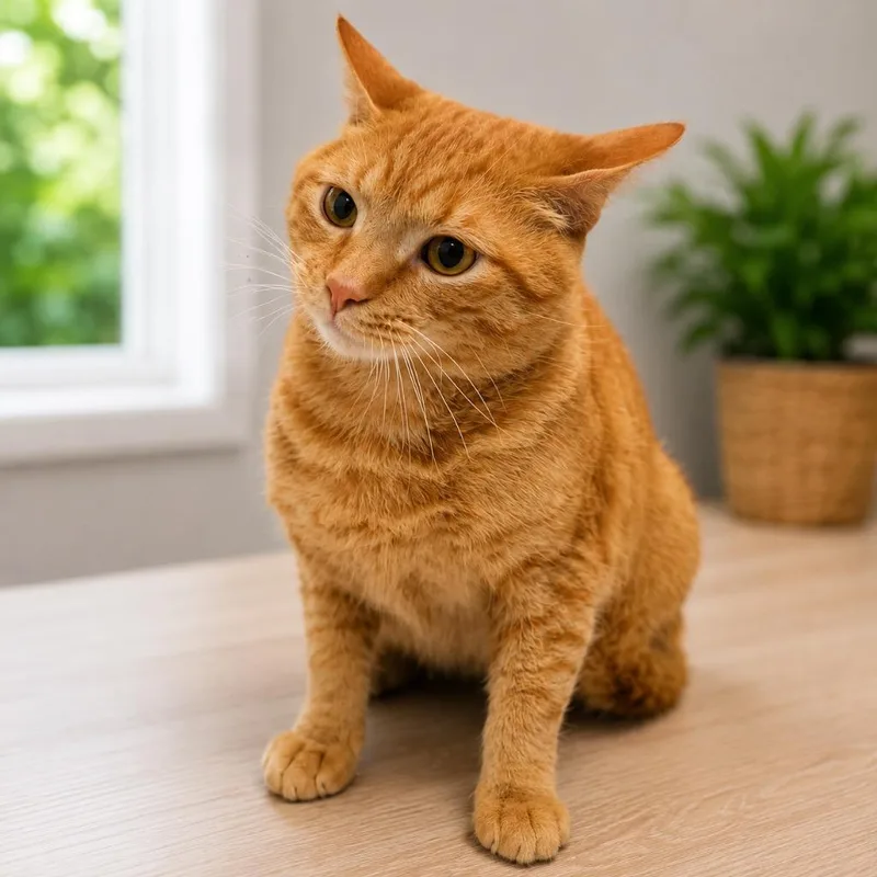 A young medium-sized male Domestic Short Hair cat named Bob for adoption in Pittsfield, IL