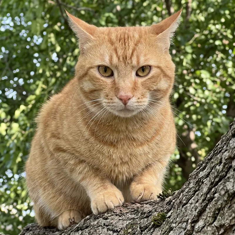 An adult large-sized male Tabby (Orange / Red) American Shorthair cat named Buddy for adoption in Allen, TX