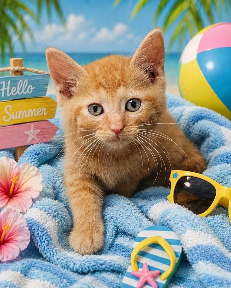 A baby small-sized male Domestic Short Hair cat named Zuko for adoption in Washington Court House, OH