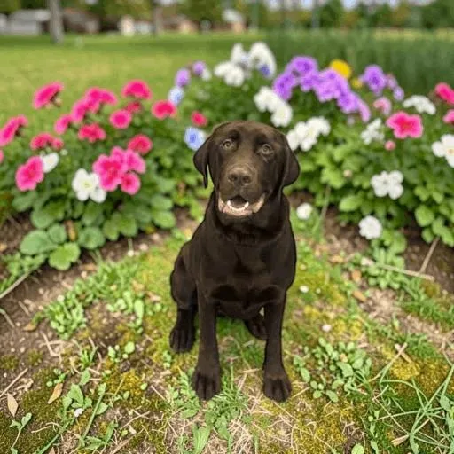 A young large-sized male Brown / Chocolate Chocolate Labrador Retriever dog named Ranger for adoption in Fort Worth, TX