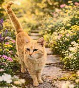 An adult medium-sized male Orange / Red Domestic Short Hair cat named Oswaldo for adoption in Portsmouth, OH