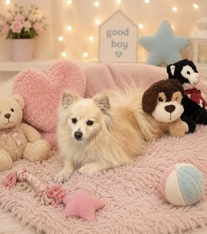 An adult small-sized male White / Cream Pomeranian dog named Waffles for adoption in Cedartown, GA