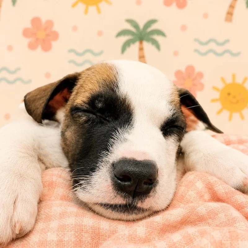 A baby small-sized male White / Cream Mixed Breed dog named Bloom for adoption in Brockton, MA