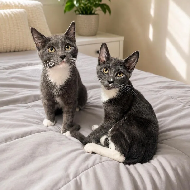 A baby small-sized male Domestic Short Hair cat named Lil John aka Rumi for adoption in Farmington, MN
