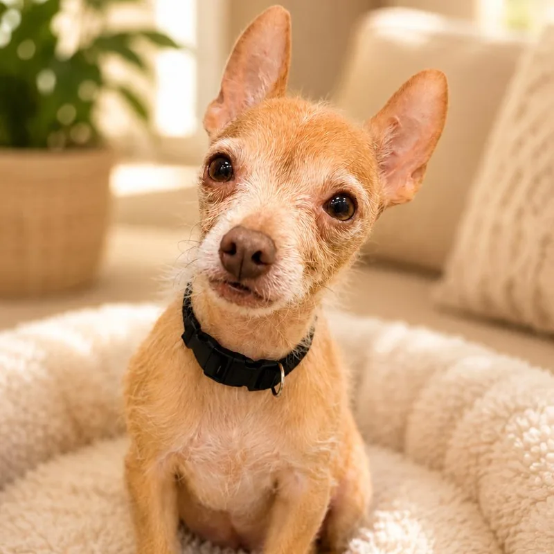 An adult small-sized male Chihuahua dog named Pawchi for adoption in Phoenix, AZ