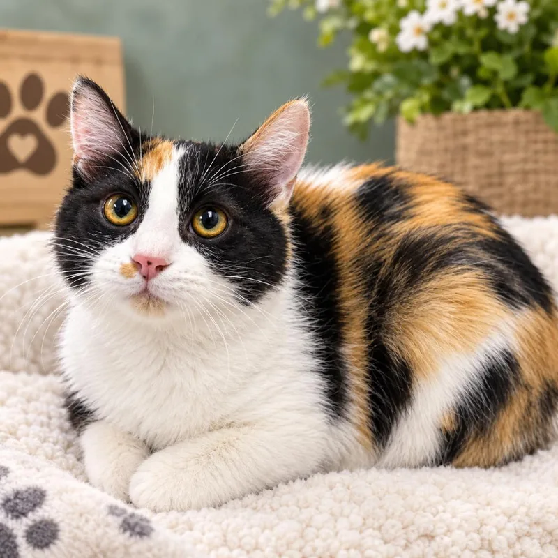 A baby small-sized female Domestic Medium Hair cat named Zin for adoption in Henderson, NV