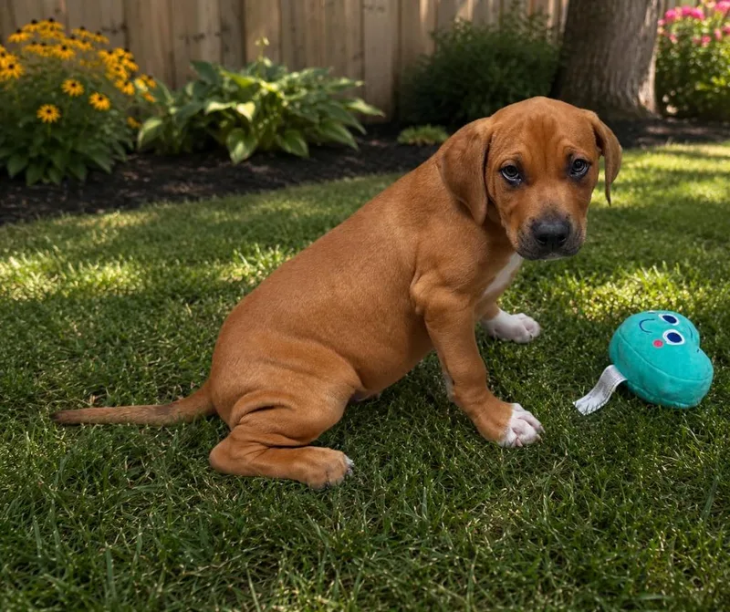 A baby medium-sized male Labrador Retriever dog named Johnny “cashmybiscuits” Growl for adoption in East Ridge, TN