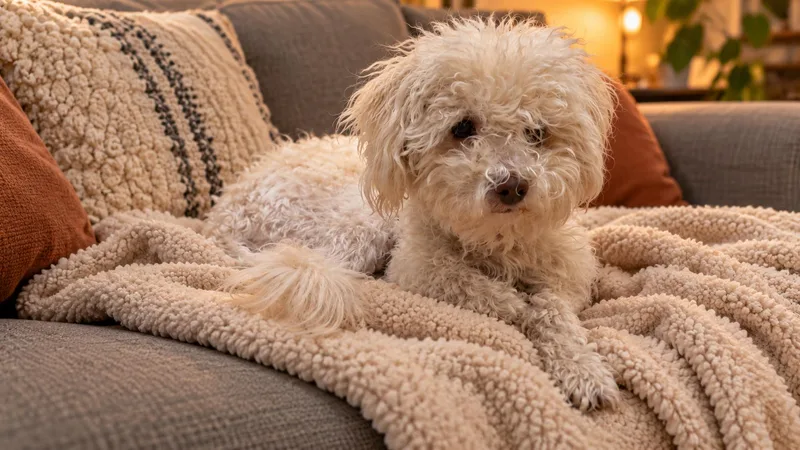 A young small-sized male Miniature Poodle dog named Puppuccino for adoption in Fiddletown, CA