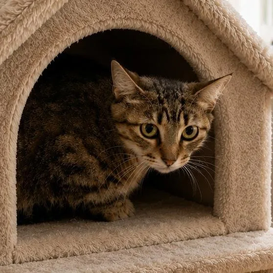 A young medium-sized female Brown / Chocolate Domestic Short Hair cat named Tere for adoption in Boston, MA