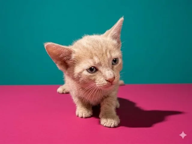 A baby small-sized male Domestic Short Hair cat named Gnocchi for adoption in Jacksonville, FL