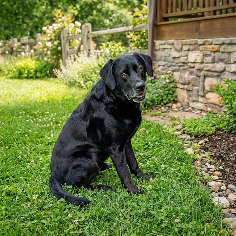 A young medium-sized female Labrador Retriever dog named Whitney for adoption in Coatesville, PA