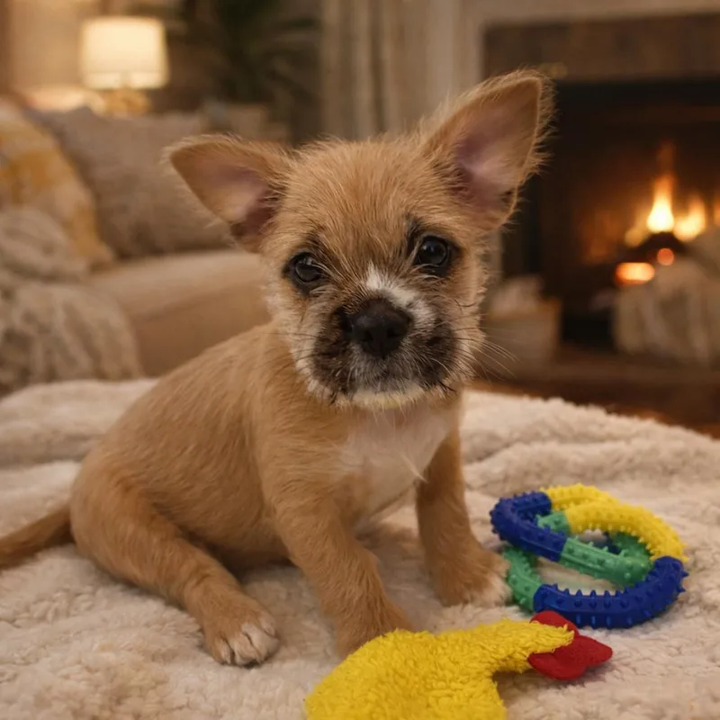 A baby small-sized female French Bulldog dog named Aphrodite for adoption in Orange, CA