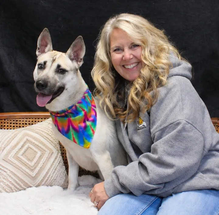 An adult medium-sized female White / Cream Mixed Breed dog named Lana for adoption in Cheboygan, MI