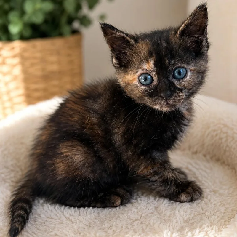 A baby medium-sized male Domestic Short Hair cat named Splash and Sandy for adoption in Lemoyne, PA