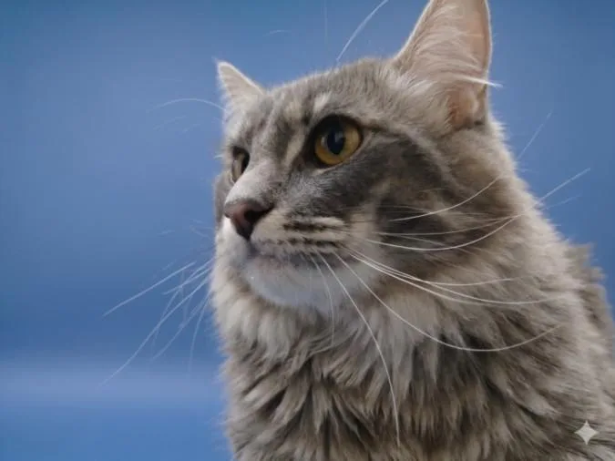A young medium-sized male Domestic Short Hair cat named Burger for adoption in Los Angeles, CA