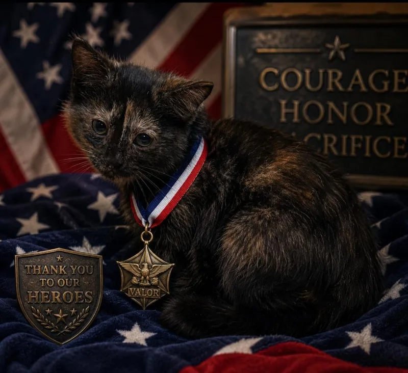 A baby small-sized female Domestic Short Hair cat named Valor for adoption in Washington Court House, OH