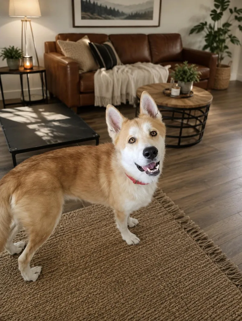An adult large-sized male Husky dog named Simba for adoption in Allen, TX