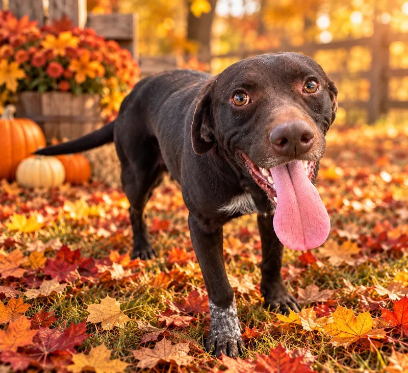 An adult medium-sized male Brown / Chocolate German Shorthaired Pointer dog named Rolo for adoption in Kenedy, TX