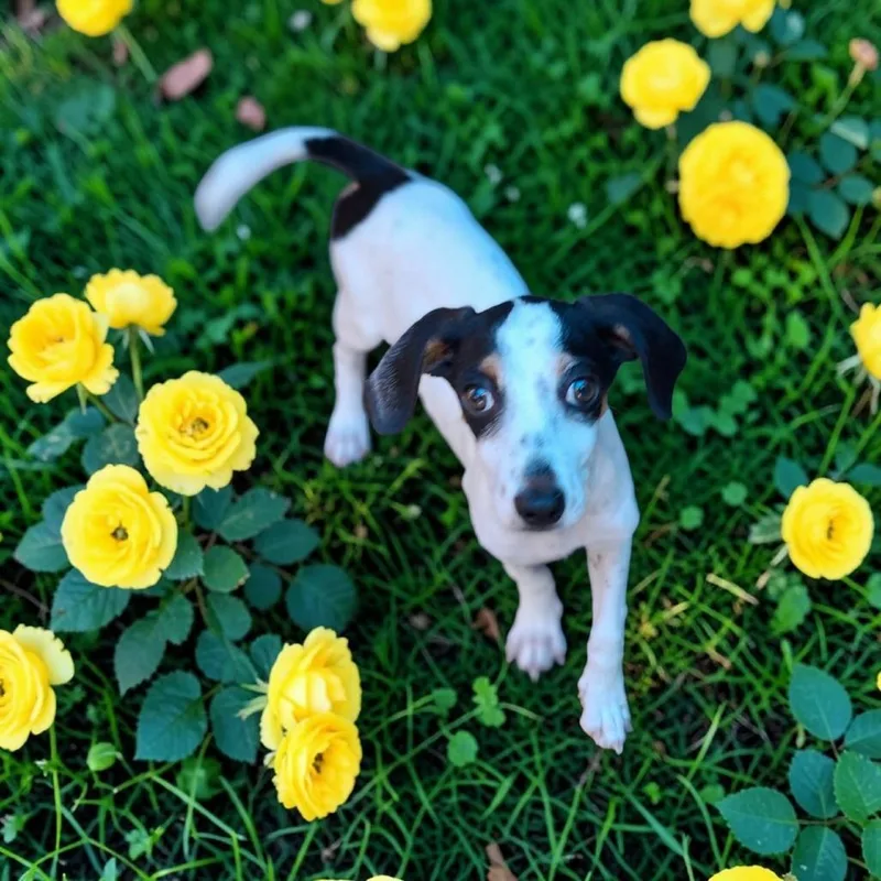 A baby small-sized female White / Cream Dachshund dog named Hanna for adoption in San Diego, CA