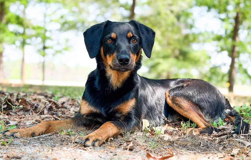 A young medium-sized female Shepherd dog named Clover for adoption in Osteen, FL
