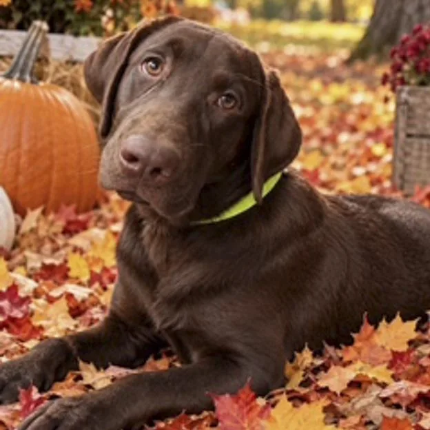 A young large-sized male Chocolate Labrador Retriever dog named Bronco for adoption in Toledo, OH