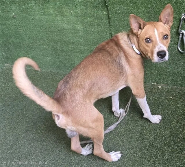 An adult medium-sized male Australian Shepherd dog named Mac for adoption in Lancaster, CA