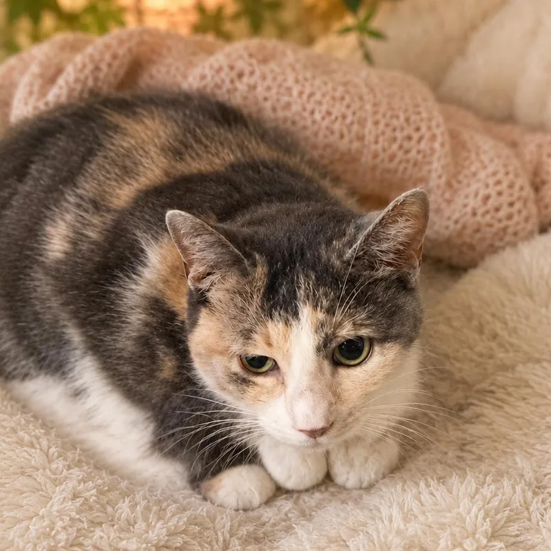 A young small-sized female Calico Domestic Short Hair cat named Jalapeno for adoption in Howard beach, NY