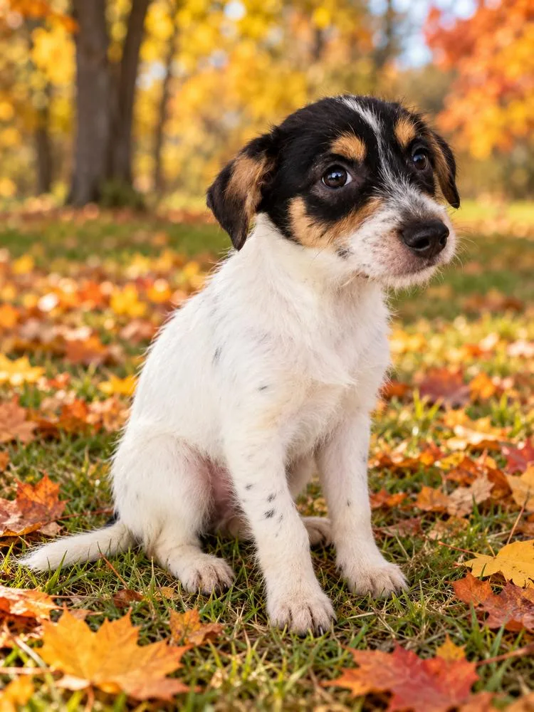 A young small-sized female Tricolor (Brown, Black, & White) Chihuahua dog named Dilly for adoption in Oakland, MI