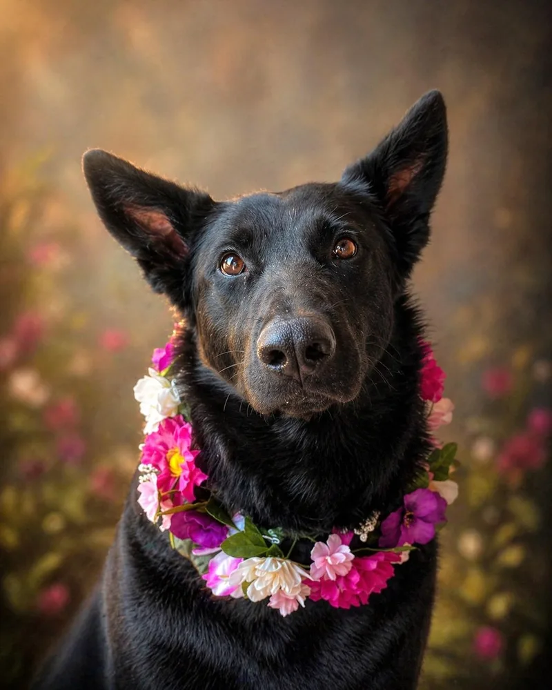 An adult medium-sized female Black Shepherd dog named Shadow for adoption in Murrieta, CA