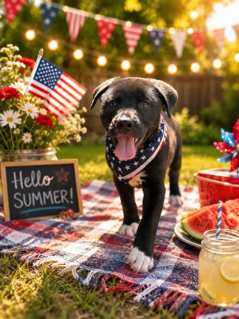 A baby large-sized male Black Labrador Retriever dog named Tupac for adoption in Inverness, FL