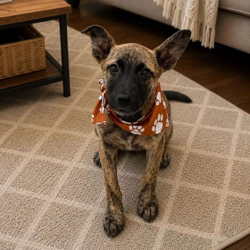 A baby medium-sized male German Shepherd Dog dog named Quinn Gs for adoption in Allen, TX