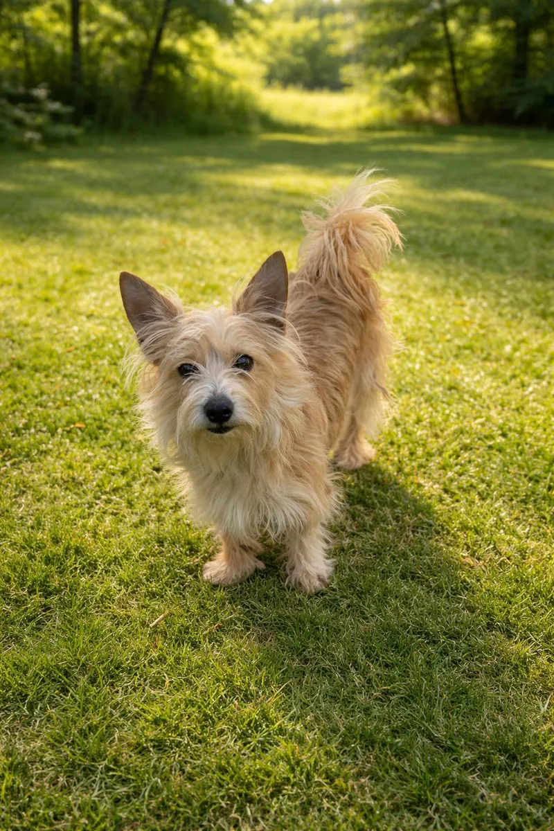 A young small-sized female Terrier dog named Peanut for adoption in Georgetown , CA