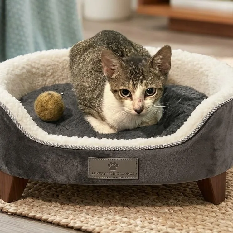 A baby medium-sized male Tabby (Brown / Chocolate) Domestic Short Hair cat named Sammy for adoption in Boca Raton, FL