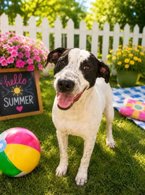 A young medium-sized male Australian Cattle Dog / Blue Heeler dog named Oreo Mcflurry for adoption in Wylie, TX