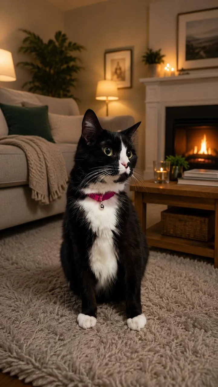 A senior large-sized male Black & White / Tuxedo Domestic Short Hair cat named Boots for adoption in Los Angeles, CA