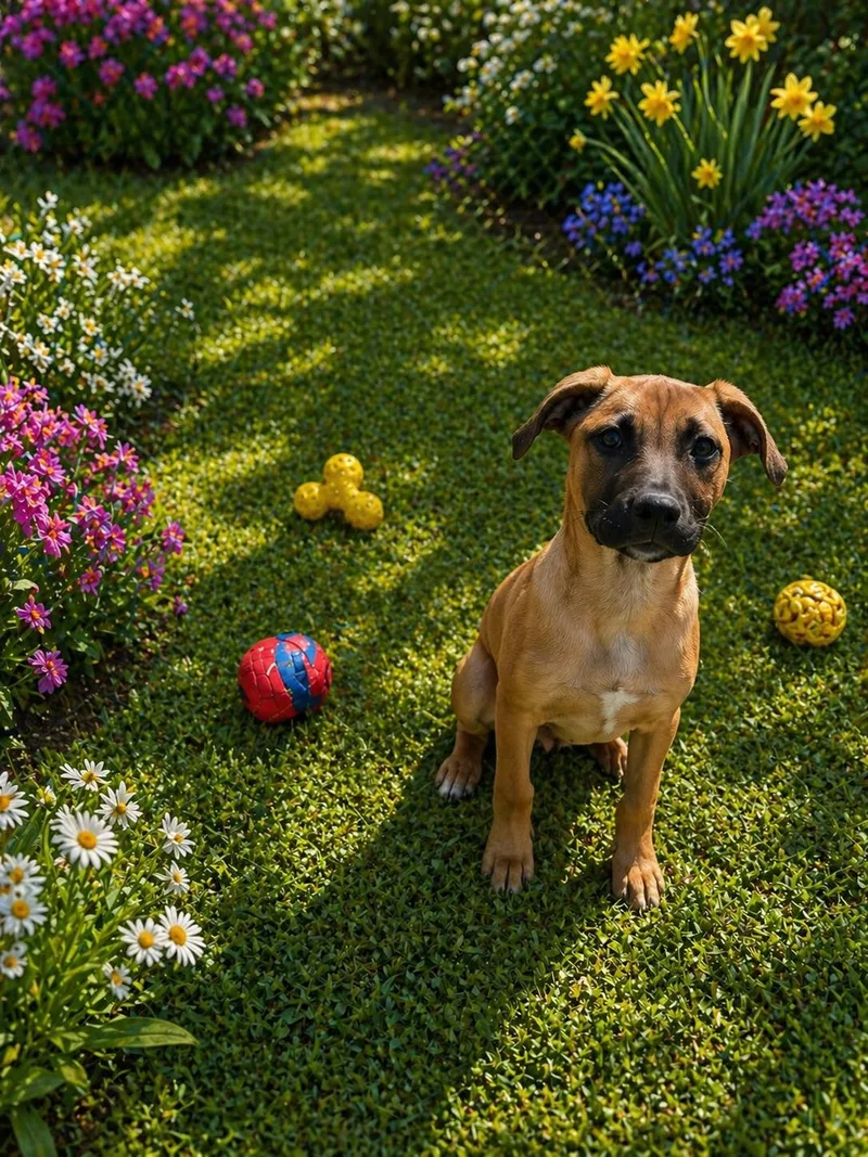 A baby medium-sized male Brown / Chocolate Boxer dog named Elroy for adoption in Wanaque, NJ