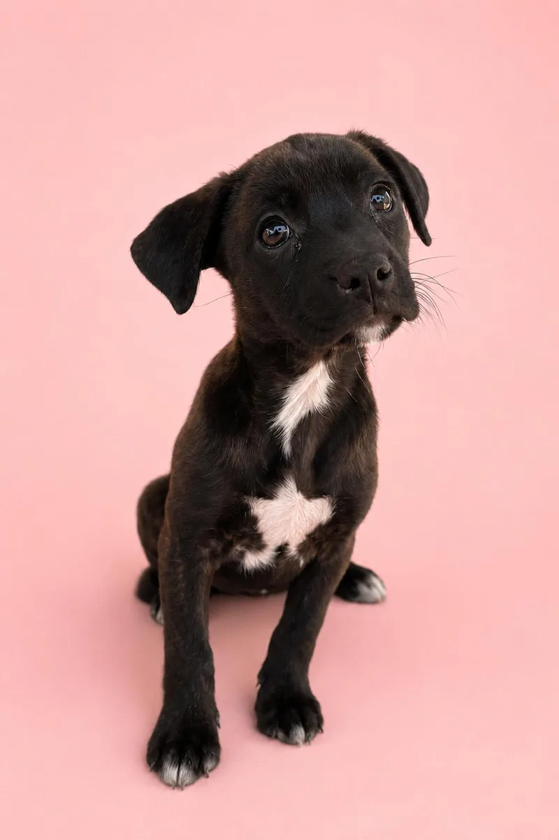 A baby large-sized female Australian Cattle Dog / Blue Heeler dog named Kimberly for adoption in Nashville, TN