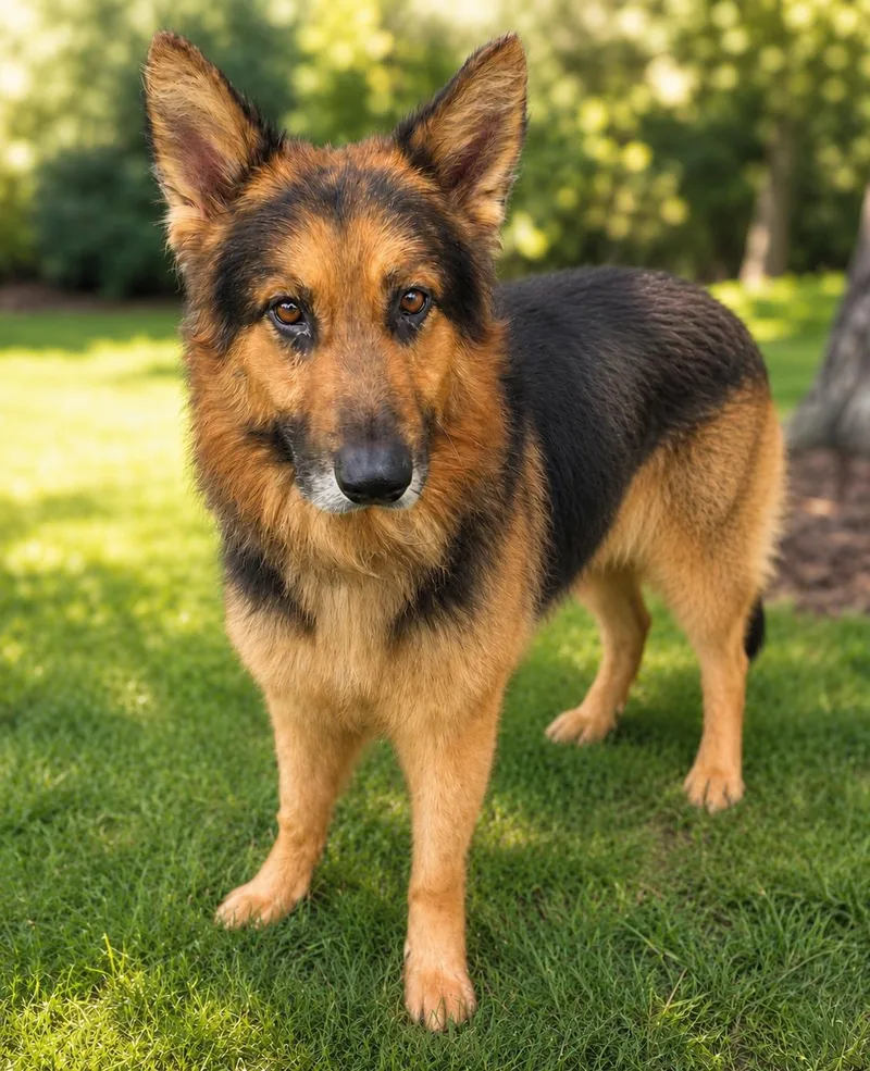 An adult large-sized male German Shepherd Dog dog named Enzo for adoption in Chesterfield, MO