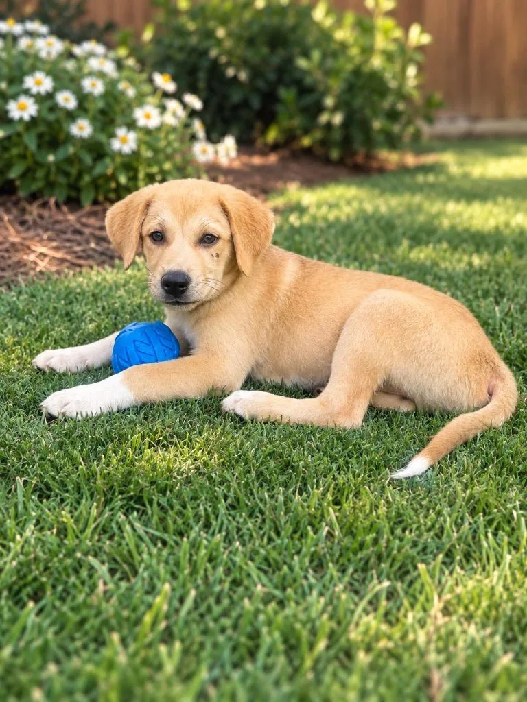 A baby small-sized male Labrador Retriever dog named Peter for adoption in Dalton, GA