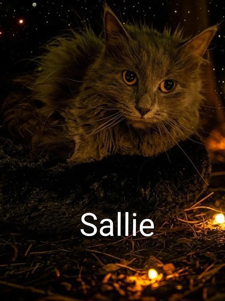 A young medium-sized female Domestic Short Hair cat named Sallie for adoption in Jim Thorpe, PA