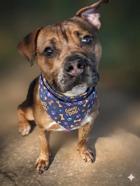 A young medium-sized male Mixed Breed dog named Risto for adoption in Jacksonville, FL