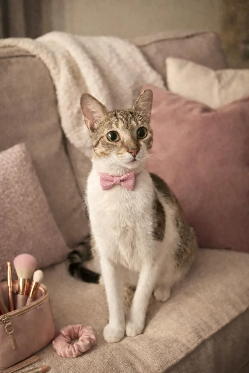 A young medium-sized female White Domestic Short Hair cat named Alaska =^.^= for adoption in Jacksonville, FL