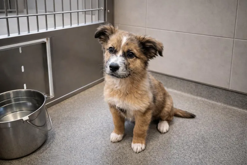 A young small-sized male Mixed Breed dog named Randall Pup Donkey for adoption in Rome, GA