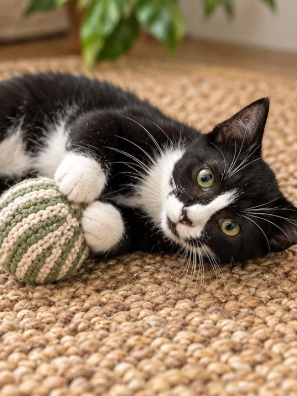 A young medium-sized male Tuxedo cat named Astro for adoption in Knoxville, TN