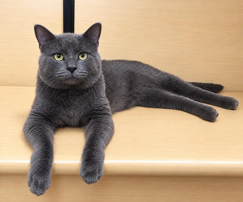 An adult medium-sized male Domestic Short Hair cat named Rocco for adoption in Barrington Hills, IL
