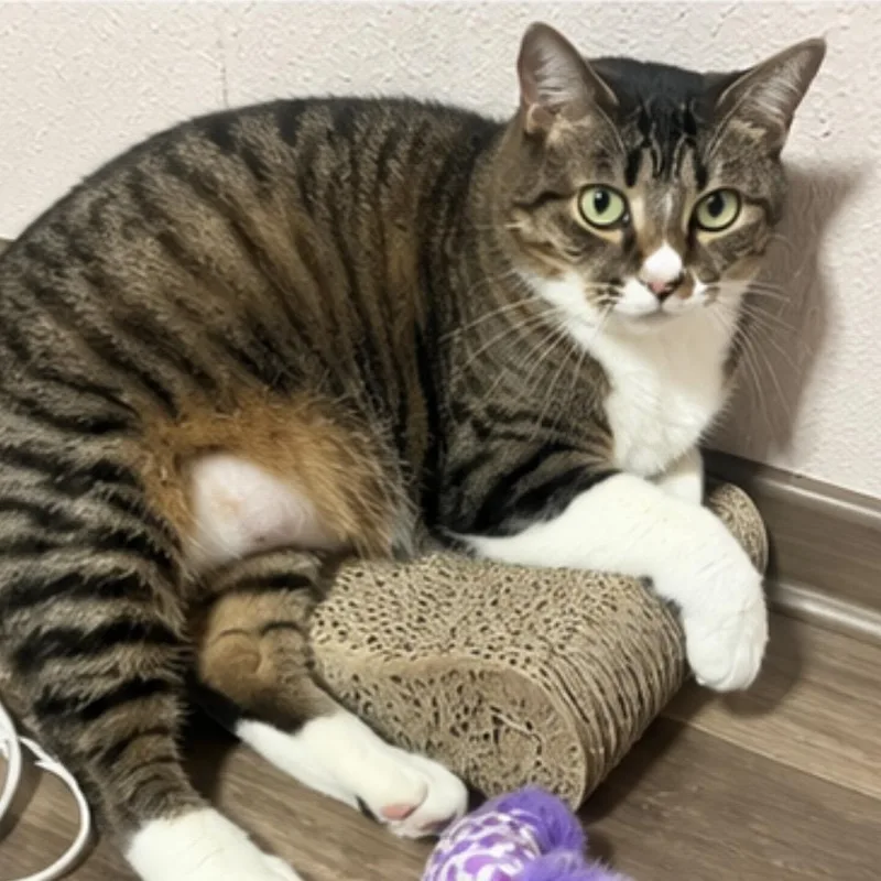 An adult medium-sized female Tabby (Brown / Chocolate) Tabby cat named Venus for adoption in Porter, TX