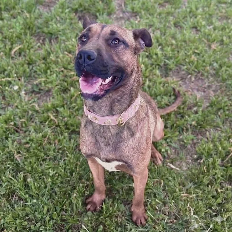 A young large-sized female German Shepherd Dog dog named Raksha for adoption in Helena, AL