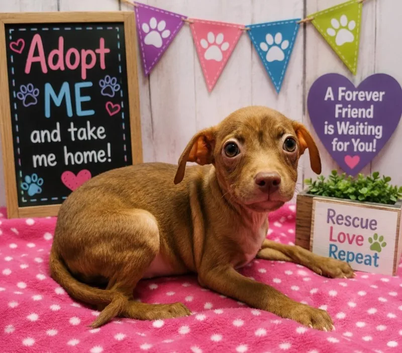 A baby large-sized female Chihuahua dog named Lainey for adoption in Washington Court House, OH
